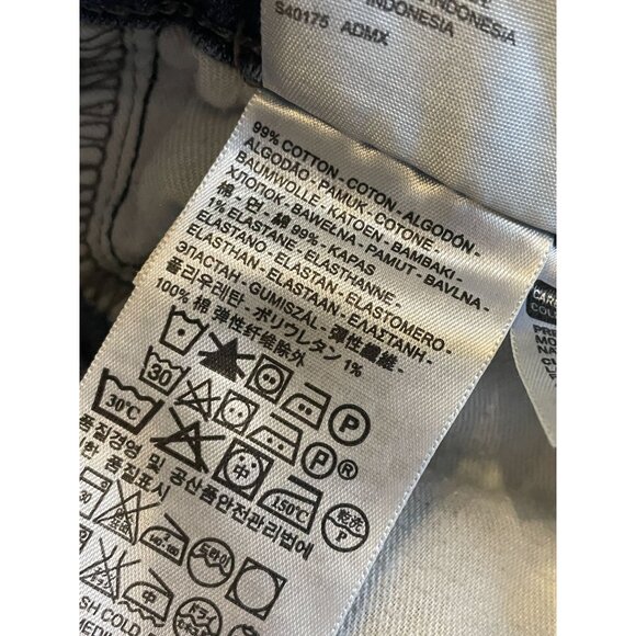 Levis Classic Mid rise Skinny medium wash stretch jeans 33x32 (16M) - Picture 9 of 11